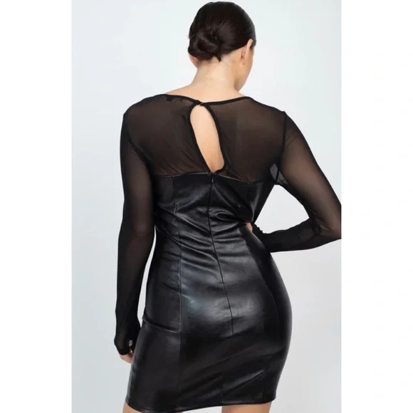 DATE READY DRESS - BLACK - Picture 2 of 3